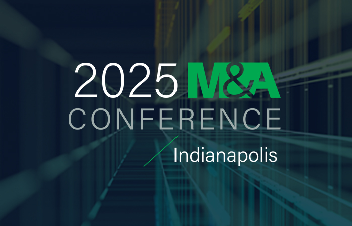 Logo for the 2025 M&A Conference in Indianapolis